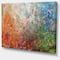 Designart - Board Stained Abstract Art - Abstract Canvas Art Print